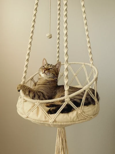 Handmade Hanging Cat Bed
