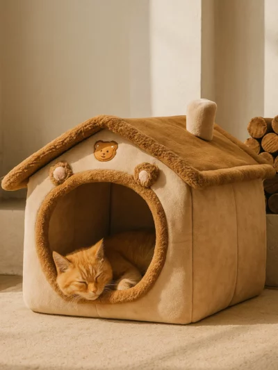 Foldable Washable Pet Bed