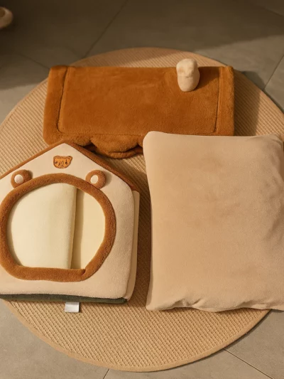 Foldable Washable Pet Bed