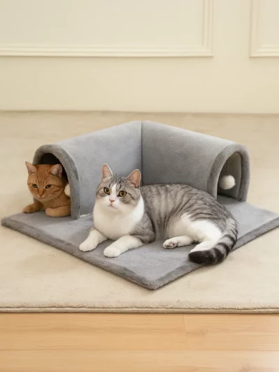 Indoor Cat Tunnel Bed